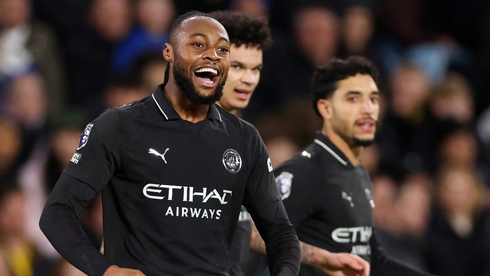 Man City against Leeds United